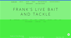 Desktop Screenshot of frankslivebait.com